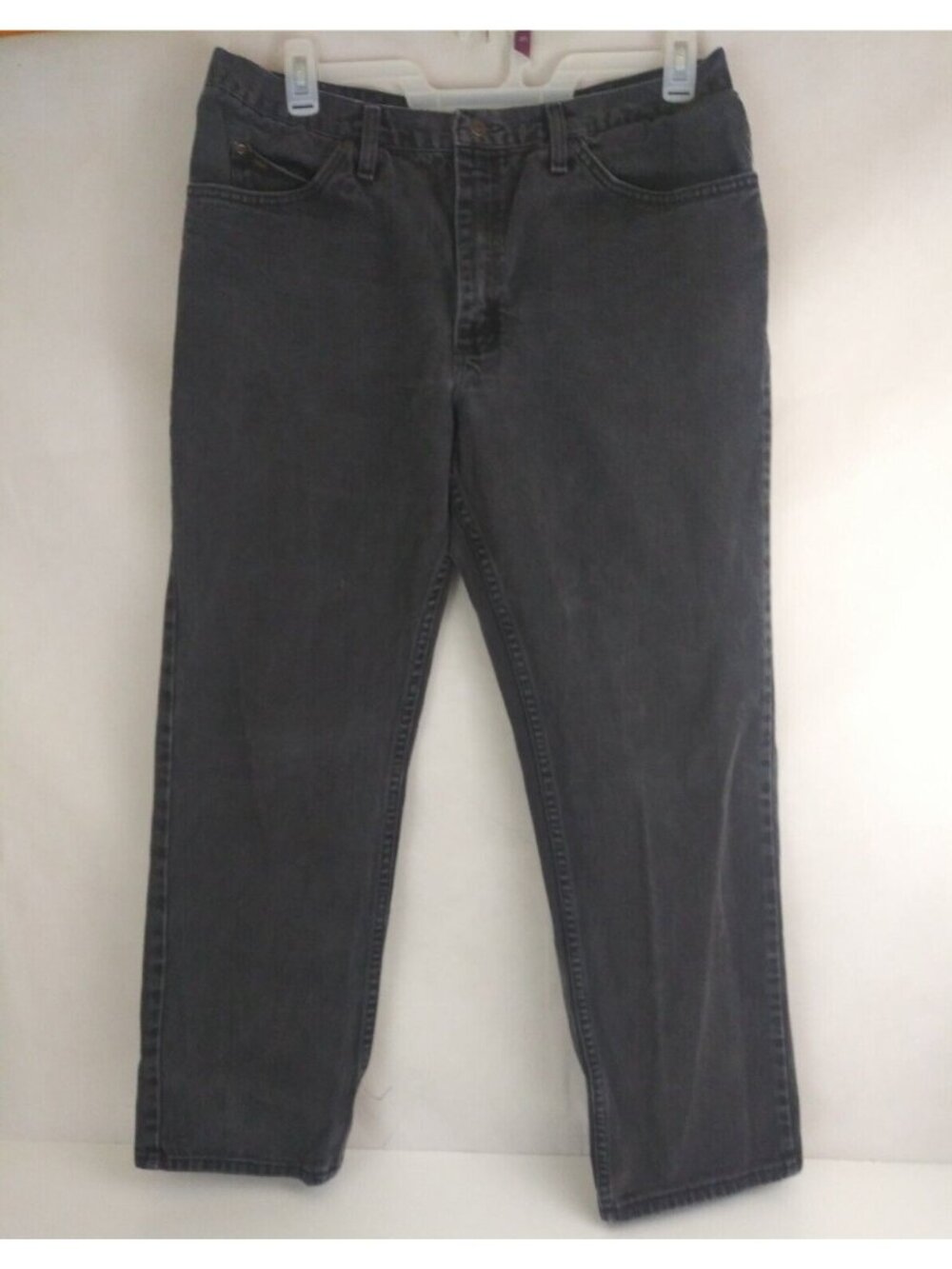 Lee Regular Fit Men's Black Bootcut Jeans Size 38x30